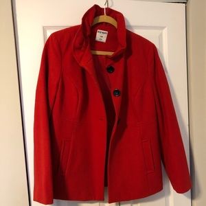 Red Pea Coat